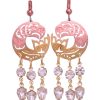 Haida Salmon Chandelier Earrings
