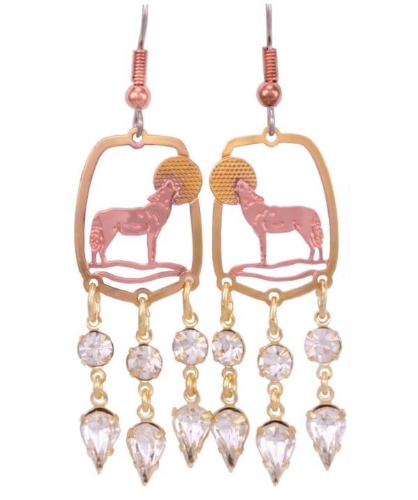 Chandelier Earrings, Howling Wolf Earrings
