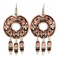 Haida Bear Dangle Earrings