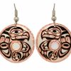 Eagle Earrings Handmade in Canadian Haida Design