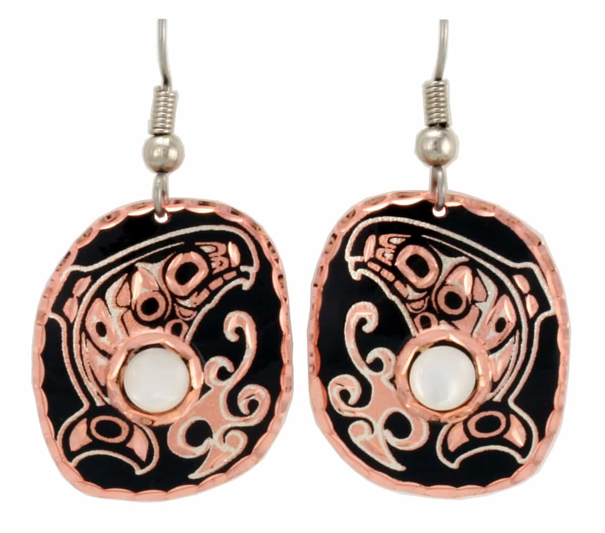 Canadian Native Salmon Earrings Canadian Native Salmon Earrings