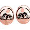 Handmade Loon Stud Earrings