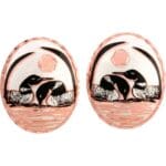 Loon Stud Earrings
