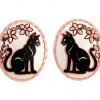 Sitting Cat Stud Earrings