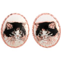 Kitten Stud Earrings
