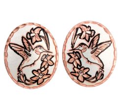 Stud Earrings Made in Beautiful Hummingbird Design
