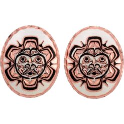 Sun Totem Stud Earrings