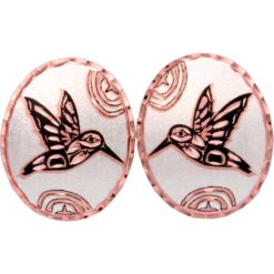 Native Canadian Hummingbird Stud Earrings