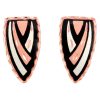 Stud Earrings Handmade in Art Deco Design