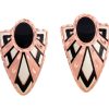 Handmade Art Deco Stud Earrings