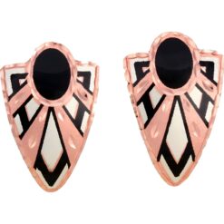 Abstract Art Deco Stud Earrings