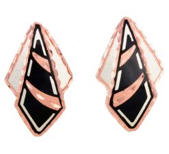 Geometric Design Stud Earrings