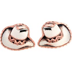 Cowboy Hat Stud Earrings
