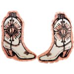 Western Cowboy Boot Stud Earrings