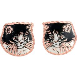 Kitten Stud Earrings