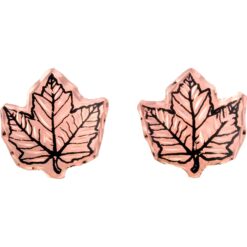 Maple Leaf Stud Earrings