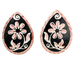 Handmade Teardrop Stud Earrings