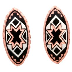 Almond Shape Native Stud Earrings
