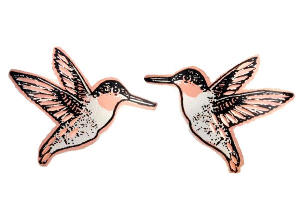 Handmade Hummingbird Stud Earrings