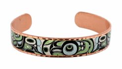 Colorful Haida Native Canadian Eagle Bracelets