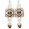 Handmade Wire Earrings SW Butterfly Native Design
