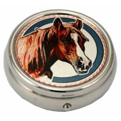 Buy brown horsehead pill boxes, one of a kind and do not need any maintenance