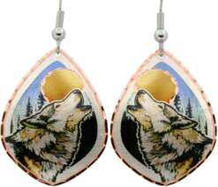 Howling Wolf Earrings