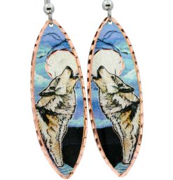 Howling Wolf Earrings