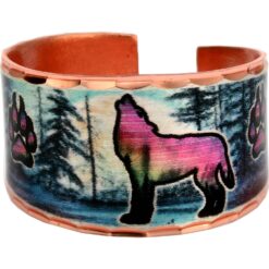 Wonderful Howling Wolf and Wolf Paws Handmade Rings