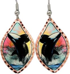 Killer Whale Earrings
