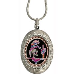 Kokopelli Locket Necklaces