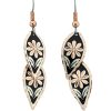 Leaf Shape Flower Earrings