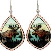 Alaska Jewelry, Moose Earrings