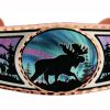 Alaskan Wildlife Jewelry, Moose Northern Lights Bracelets
