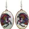 Abstract Horse Earrings Abstract Horse Earrings