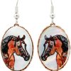Shell Horse Earrings