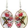Mother of Pearl Hummingbird Earrings