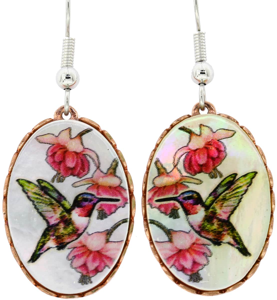 Mother of Pearl Hummingbird Earrings Mother of Pearl Hummingbird Earrings