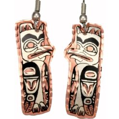 Cut Out Eagle Totem Earrings