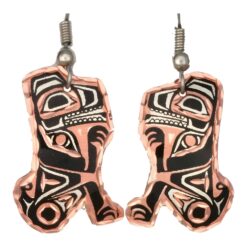 Cut Out NW Native Bear Earrings