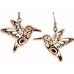 Native Cut Out Hummingbird Earrings