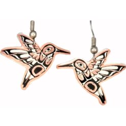Cut Out NW Native Hummingbird Earrings