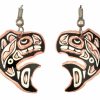 Canadian NW Native Whale Earrings