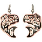 Native Killer Whale Earrings