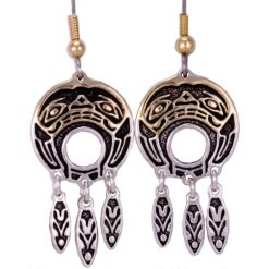 Fashion Dangle Totemic Bear Earrings