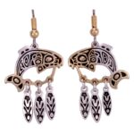 Dangle Native Fashion Whale Earrings