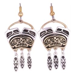 Dangle Native Fashion Bear Earrings