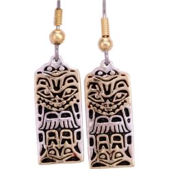 Northwest Native Fashion Totem Earrings