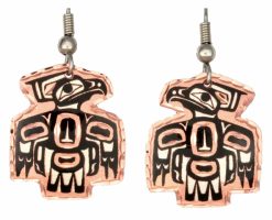 Cut Out NW Native Eagle Earrings