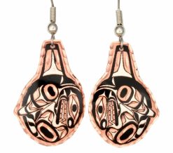 Canadian NW Native Killer Whale Earrings